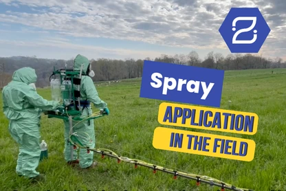 Spray application field